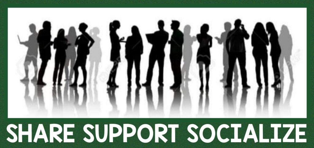 Share, Support and Socialize!!!